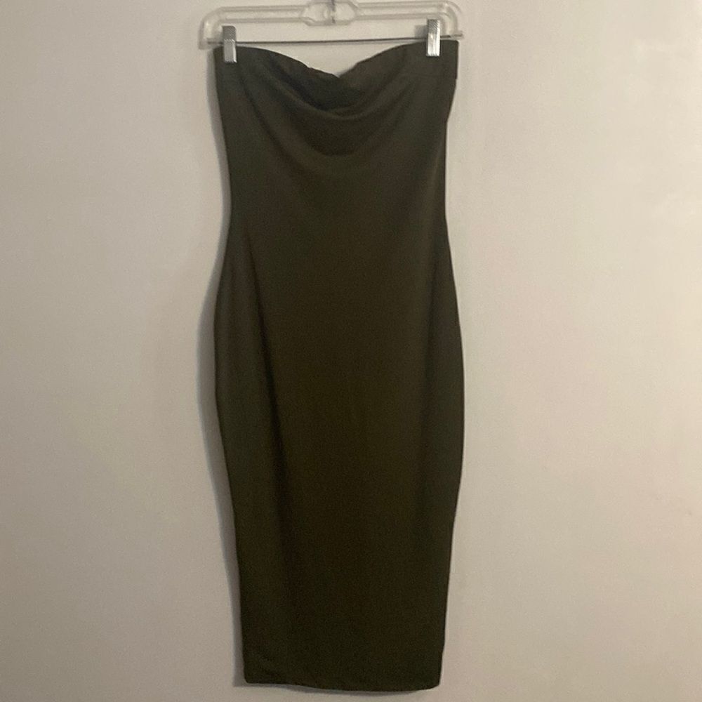 FashionNova Green Tube dress, size Medium
